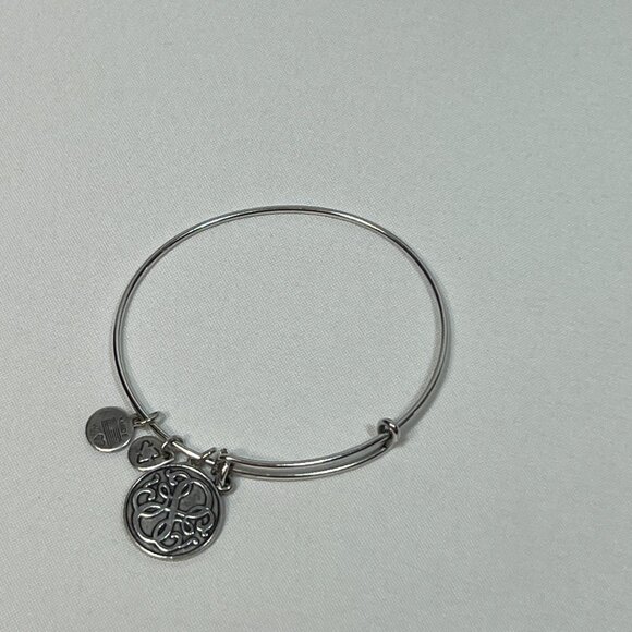 Alex and Ani Silver Path of Life Charm Bangle - Picture 4 of 5
